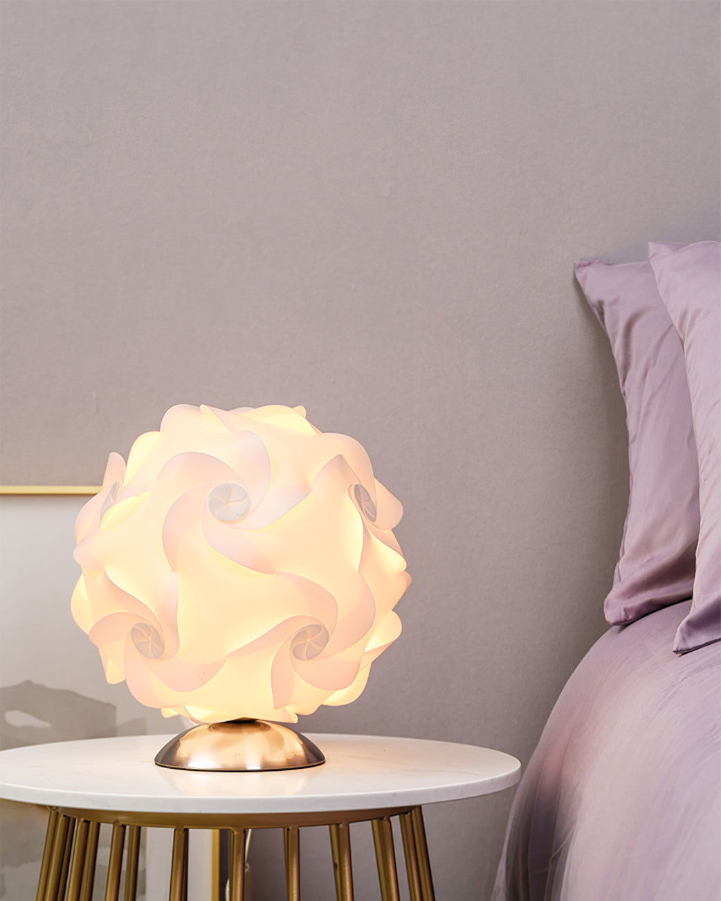 Lampe de Table Florale Élégante - Ambiance Chaleureuse et Naturelle