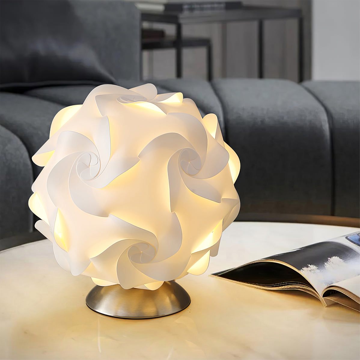 Lampe de Table Florale Élégante - Ambiance Chaleureuse et Naturelle