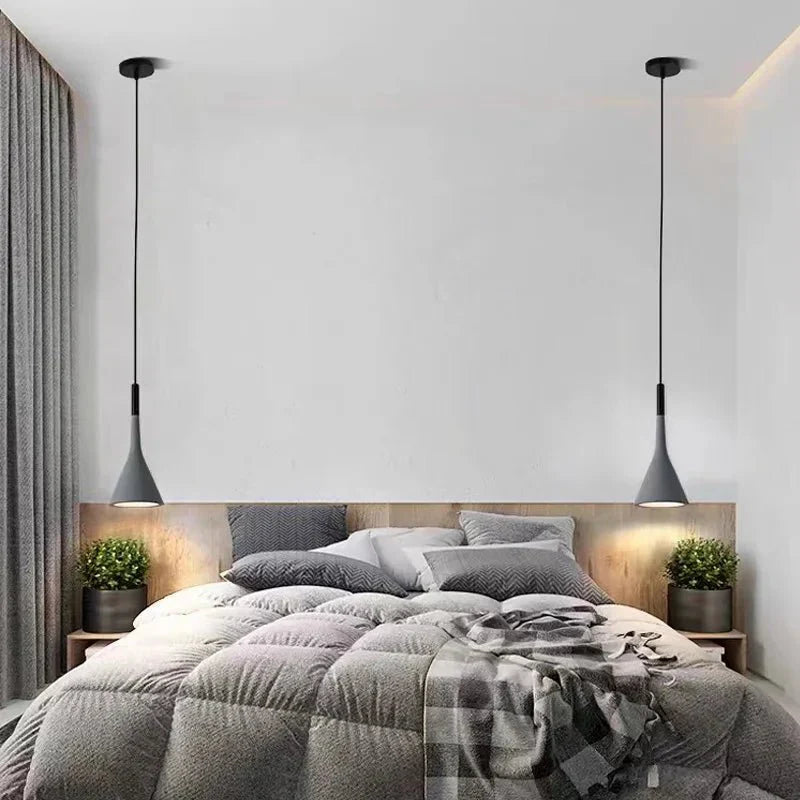 Luminaire Suspendu Minimaliste - Câble Ajustable pour Hauteur Personnalisée