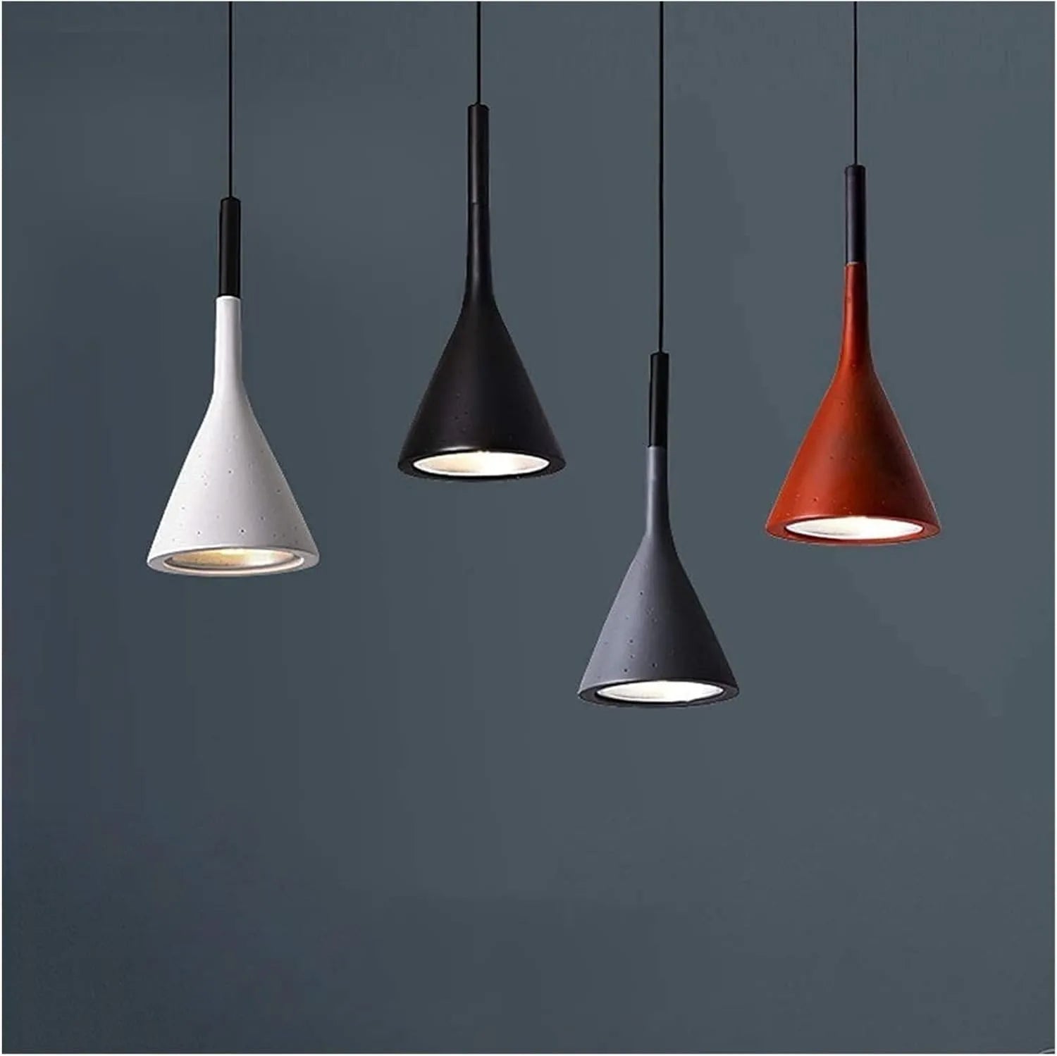 Luminaire Suspendu Minimaliste - Câble Ajustable pour Hauteur Personnalisée