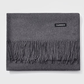 Écharpe Élégante à Franges pour Femmes - Style Monochrome et Confort Optimal