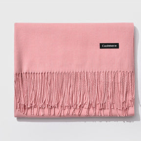 Écharpe Élégante à Franges pour Femmes - Style Monochrome et Confort Optimal