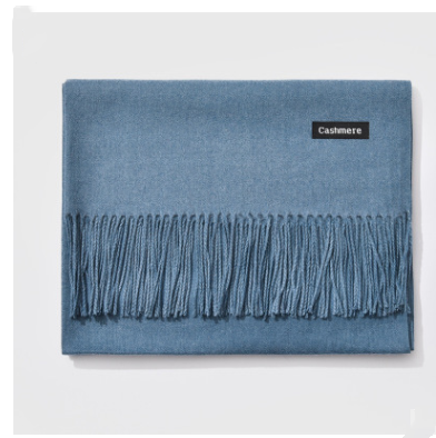 Écharpe Élégante à Franges pour Femmes - Style Monochrome et Confort Optimal