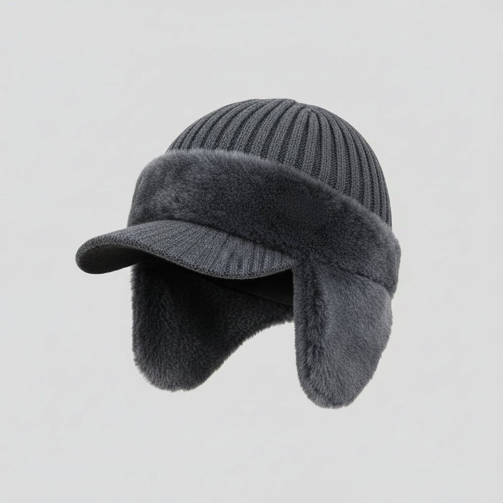 Chapeau Trappeur Hiver Isolé | Douillet avec Protection pour les Oreilles