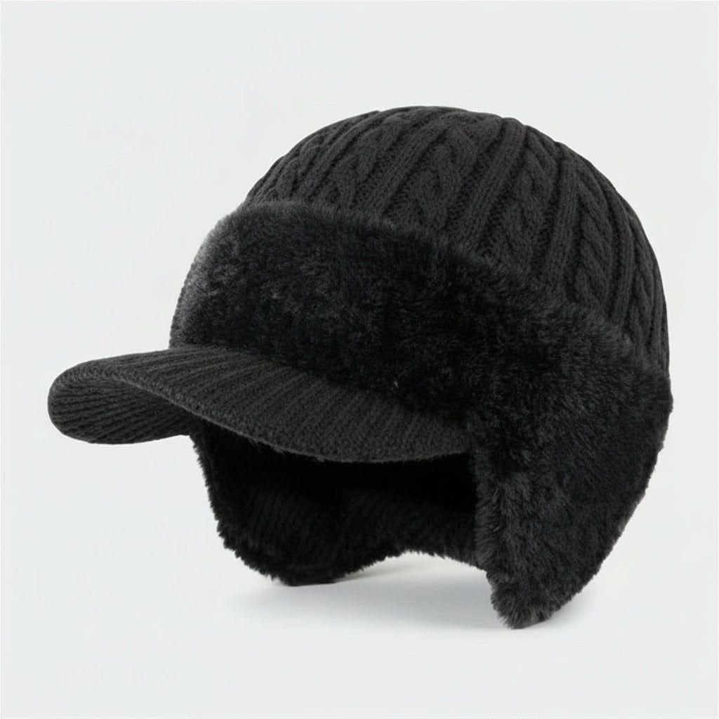 Chapeau Trappeur Hiver Isolé | Douillet avec Protection pour les Oreilles