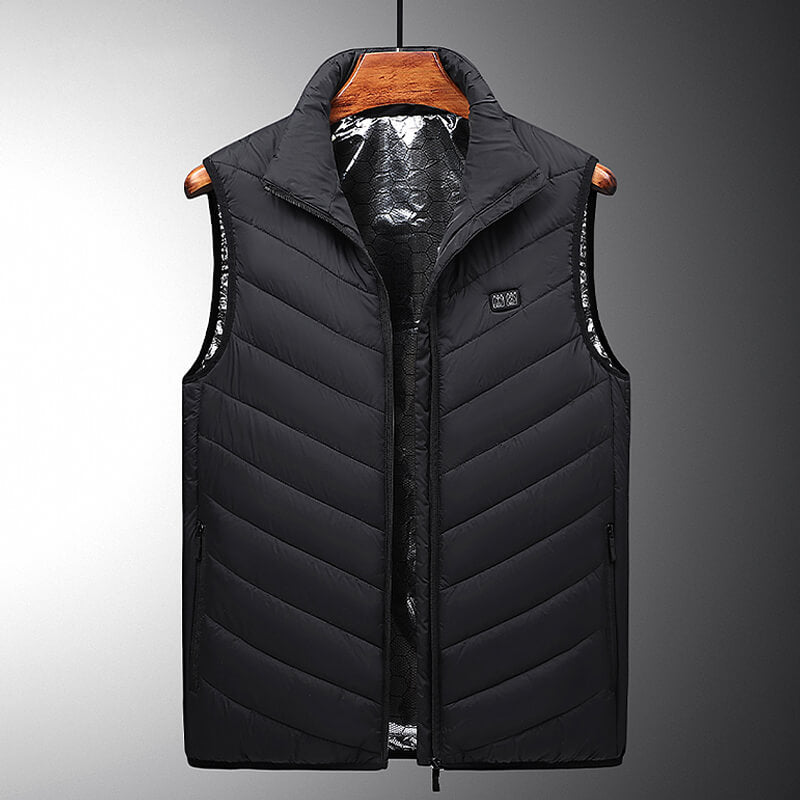Gilet Chauffant d'Hiver pour Homme - Léger, Respirant et Élégant