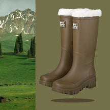 Bottes d'Hiver Imperméables pour Femmes - Isolation Chaude et Semelle Antidérapante