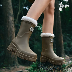 Bottes d'Hiver Imperméables pour Femmes - Isolation Chaude et Semelle Antidérapante