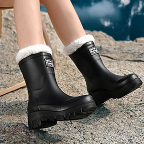 Bottes d'Hiver Imperméables pour Femmes - Isolation Chaude et Semelle Antidérapante