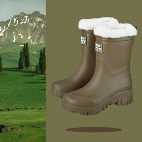 Bottes d'Hiver Imperméables pour Femmes - Isolation Chaude et Semelle Antidérapante