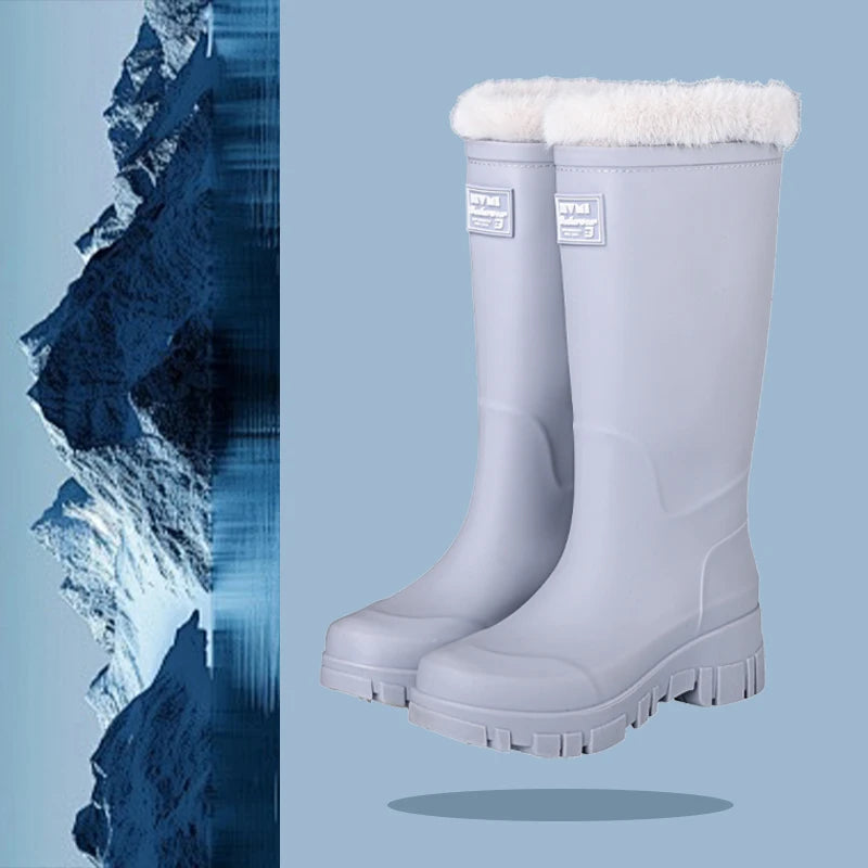 Bottes d'Hiver Imperméables pour Femmes - Isolation Chaude et Semelle Antidérapante