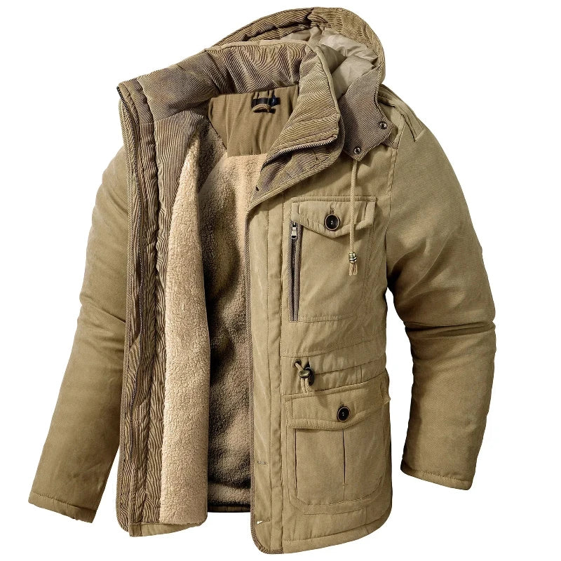 Veste d'Hiver Imperméable pour Hommes - Confort et Élégance par Temps Froid