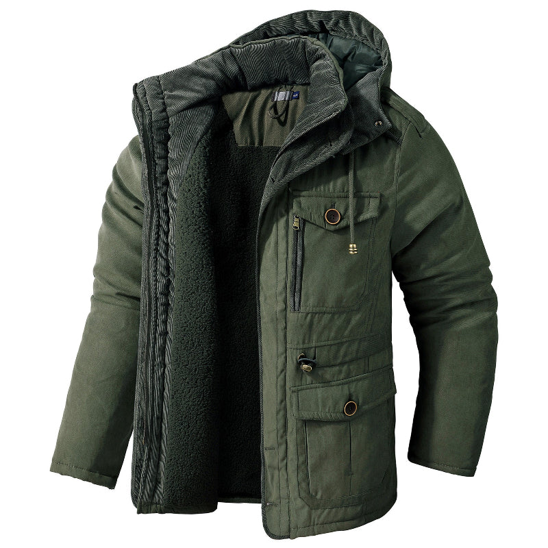 Veste d'Hiver Imperméable pour Hommes - Confort et Élégance par Temps Froid