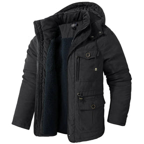 Veste d'Hiver Imperméable pour Hommes - Confort et Élégance par Temps Froid