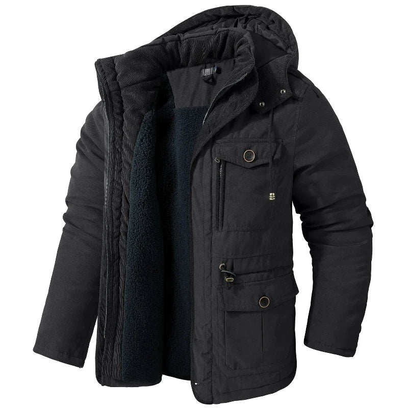 Veste d'Hiver Imperméable pour Hommes - Confort et Élégance par Temps Froid