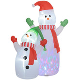 Bonhomme de Neige Gonflable Éclairé - Décoration Festive pour Jardin