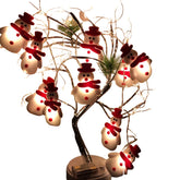 Lumières de Sapin Bonhomme de Neige - Décoration Festive et Ludique