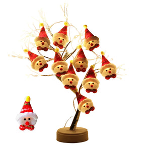 Lumières de Sapin Bonhomme de Neige - Décoration Festive et Ludique