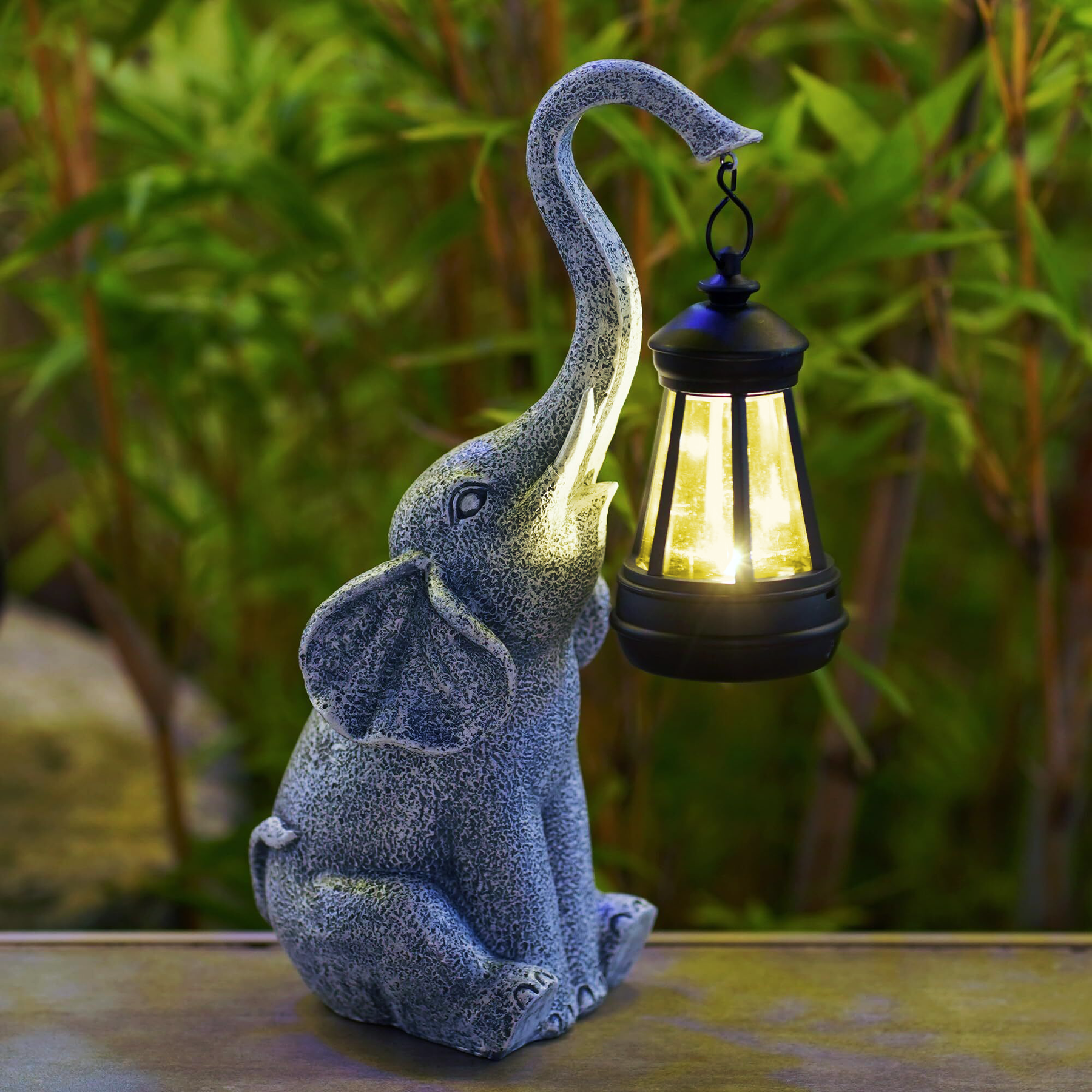 Lampe Solaire Élégante pour Jardin - Atmosphère Chaleureuse et Accueillante