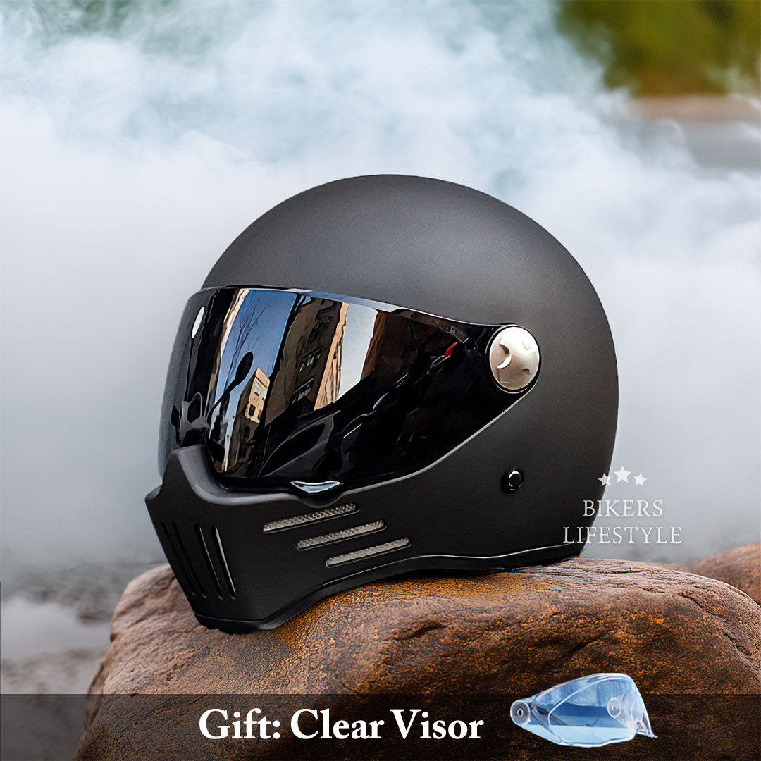 Casque de Moto Intégral Sécurisé - Confort et Protection Supérieurs