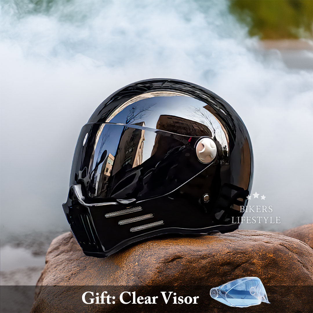 Casque de Moto Intégral Sécurisé - Confort et Protection Supérieurs