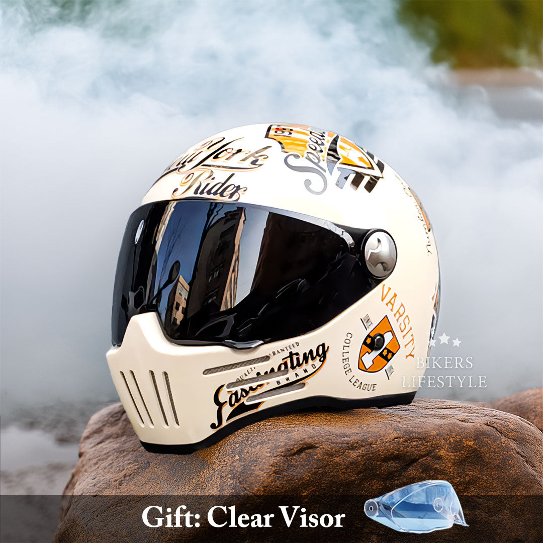 Casque de Moto Intégral Sécurisé - Confort et Protection Supérieurs