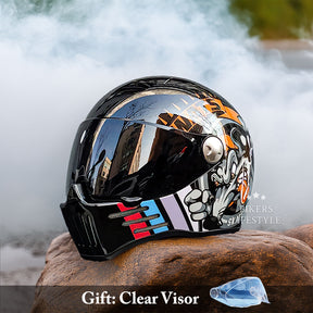 Casque de Moto Intégral Sécurisé - Confort et Protection Supérieurs