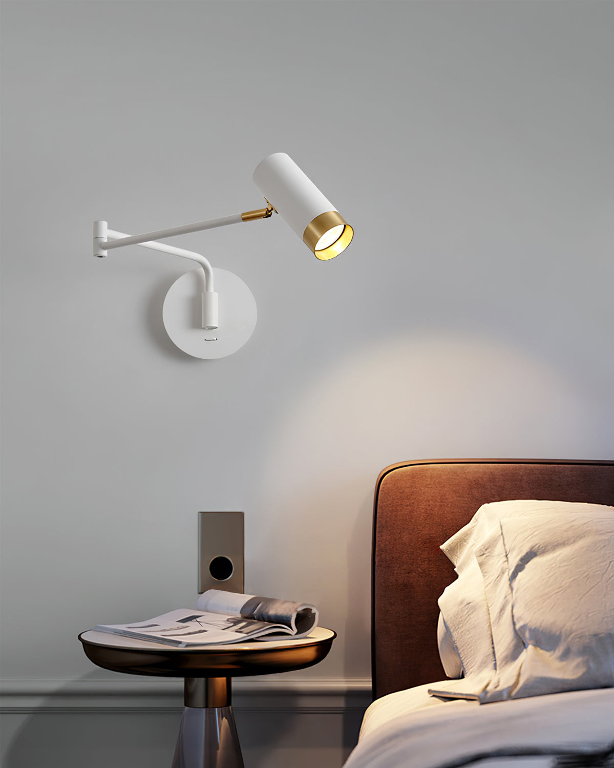 Applique Murale à Bras Ajustable - Éclairage Flexible et Économe en Énergie