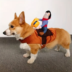 Costume de Chien Cowboy Amusant - Confort et Rires Assurés pour Halloween