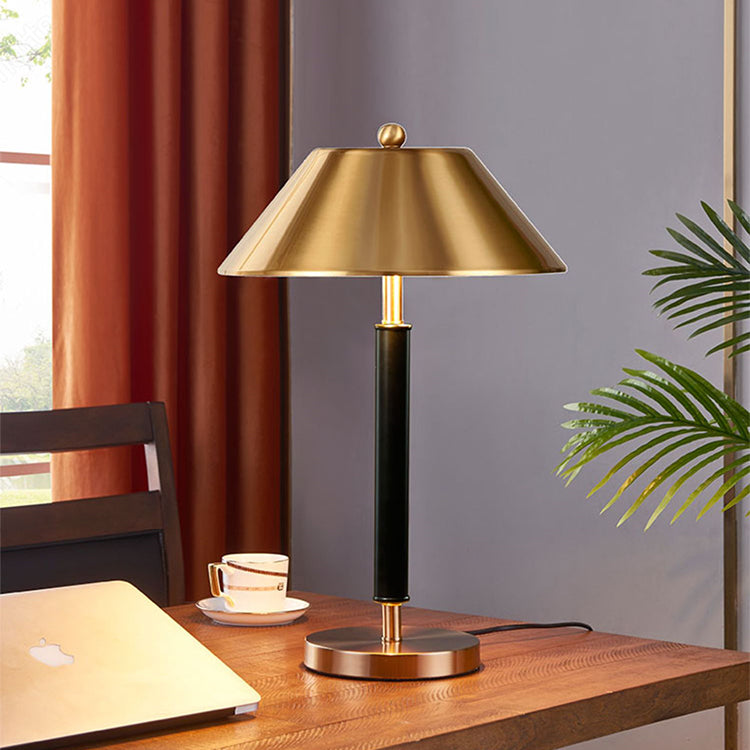 Lampe de Table Moderne Noir et Or - Élégance et Éclairage Raffiné