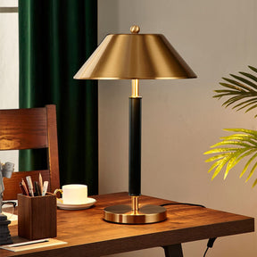 Lampe de Table Moderne Noir et Or - Élégance et Éclairage Raffiné