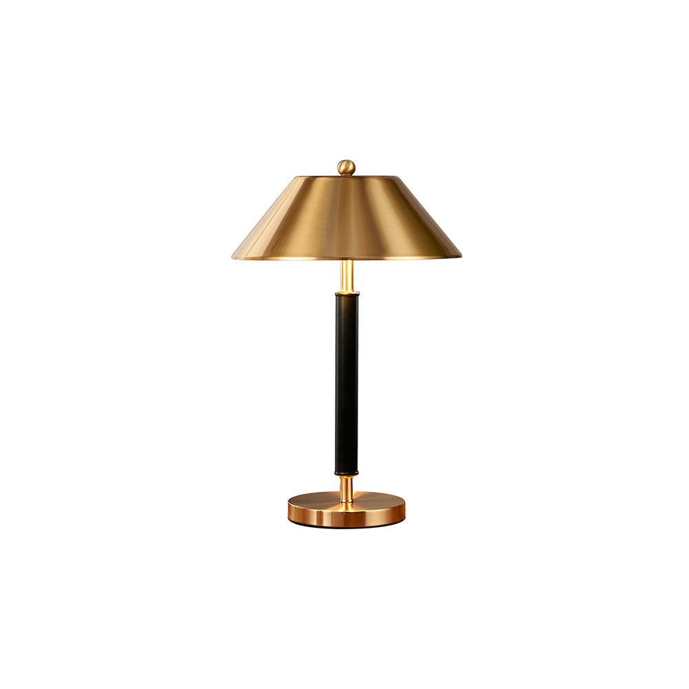 Lampe de Table Moderne Noir et Or - Élégance et Éclairage Raffiné