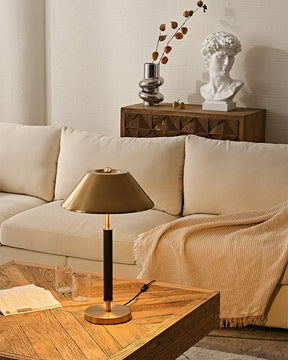 Lampe de Table Moderne Noir et Or - Élégance et Éclairage Raffiné