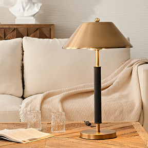 Lampe de Table Moderne Noir et Or - Élégance et Éclairage Raffiné