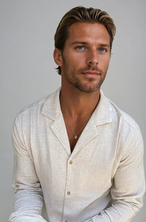 Chemise en Lin Léger pour Homme - Style Classique et Confort Optimal