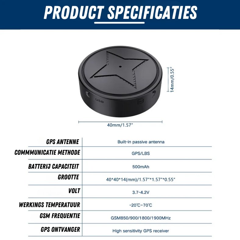 Dispositif de Suivi GPS Magnétique - Compact et Précis pour Sécurité