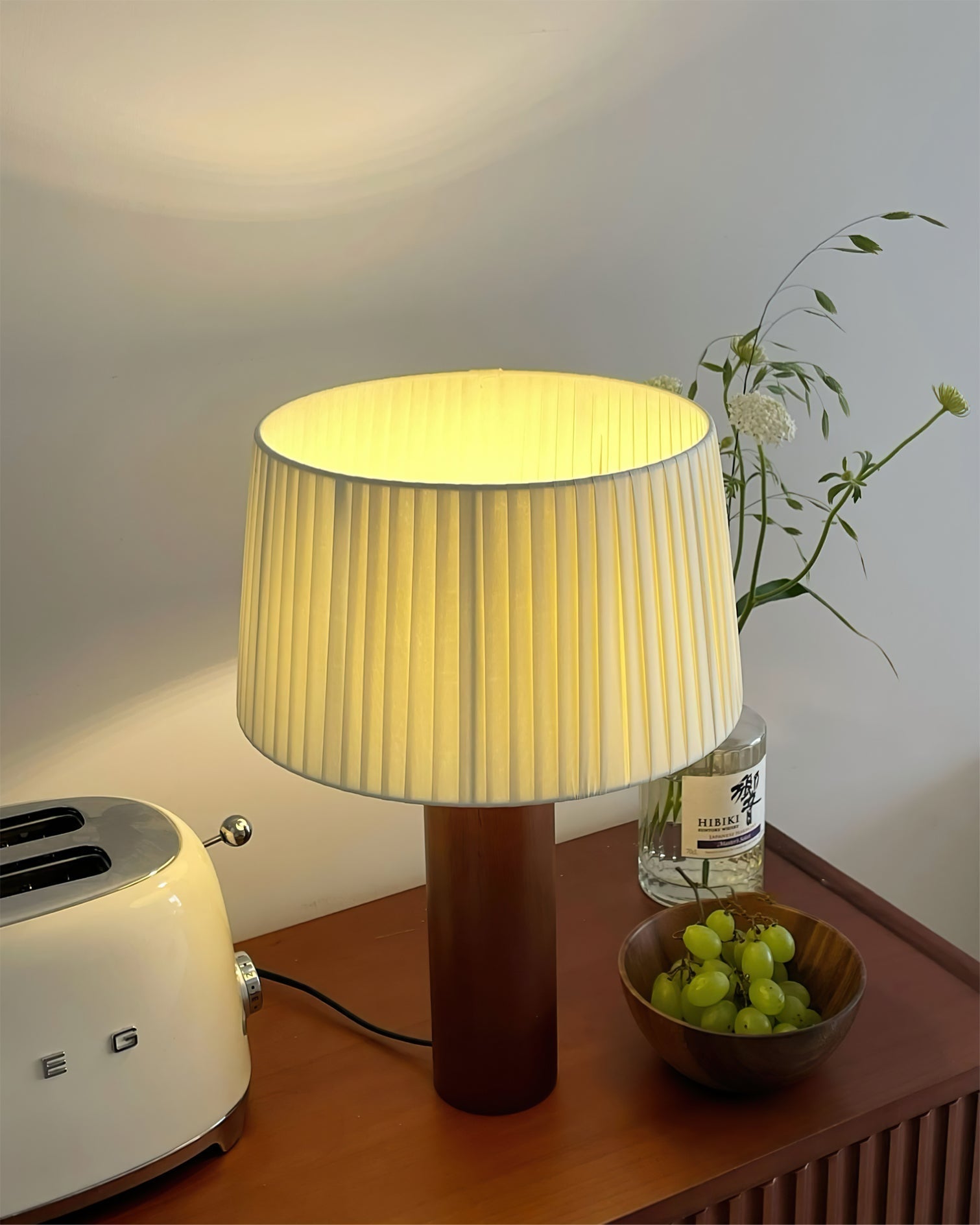 Lampe de Table en Bois Naturel - Élégance et Chaleur pour Votre Intérieur