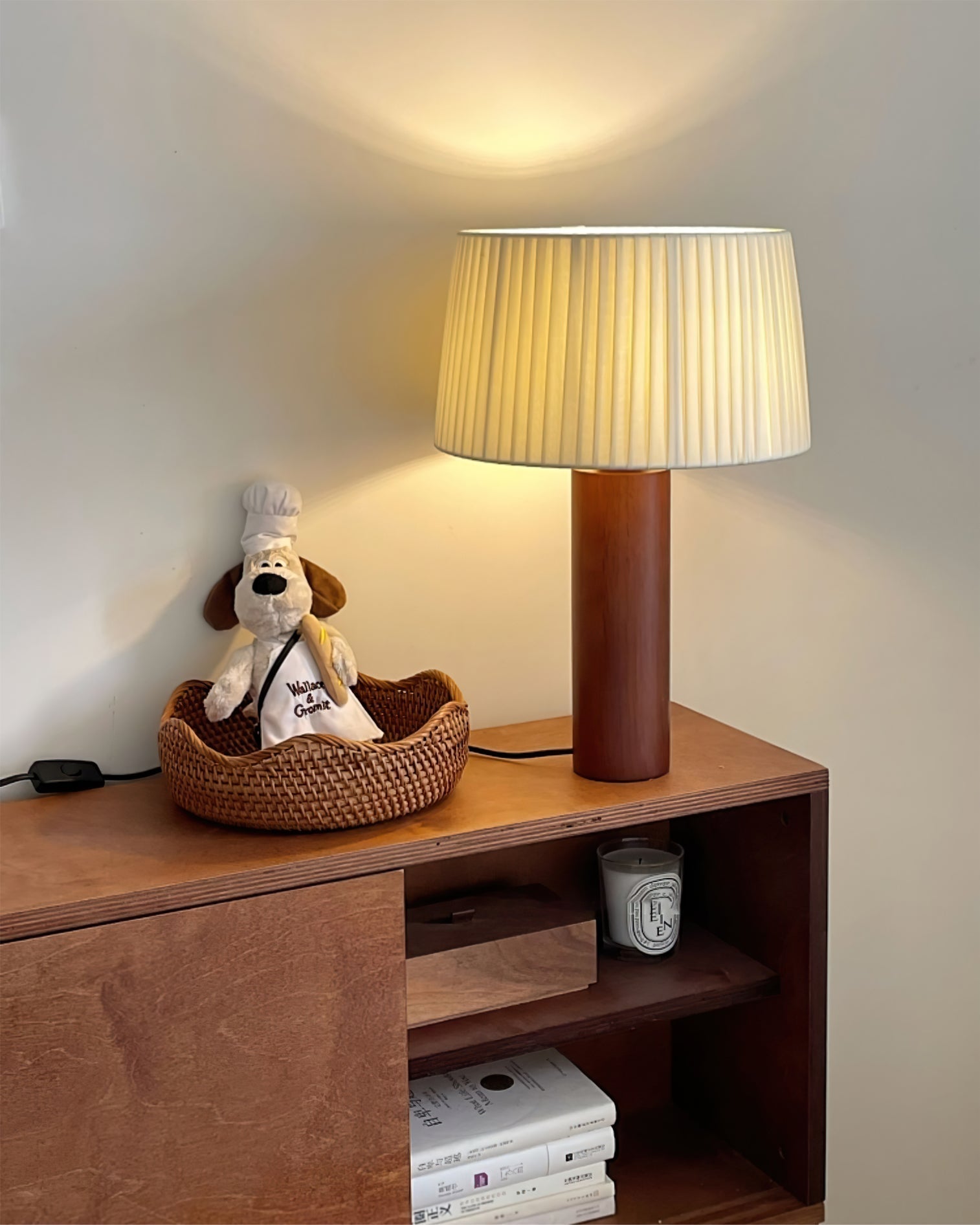 Lampe de Table en Bois Naturel - Élégance et Chaleur pour Votre Intérieur