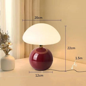 Lampe Champignon Moderne - Éclairage Chaleureux et Élégant
