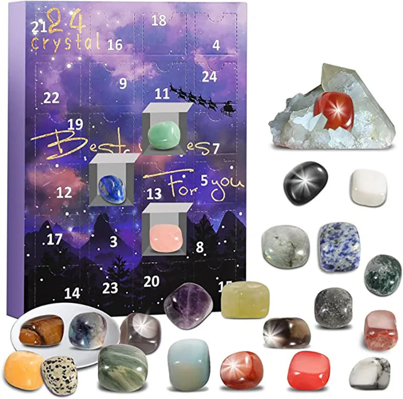 Calendrier de l'Avent Bijoux - 24 Surprises Éducatives et Festives