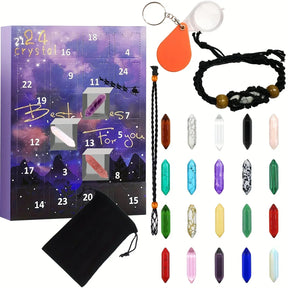 Calendrier de l'Avent Bijoux - 24 Surprises Éducatives et Festives