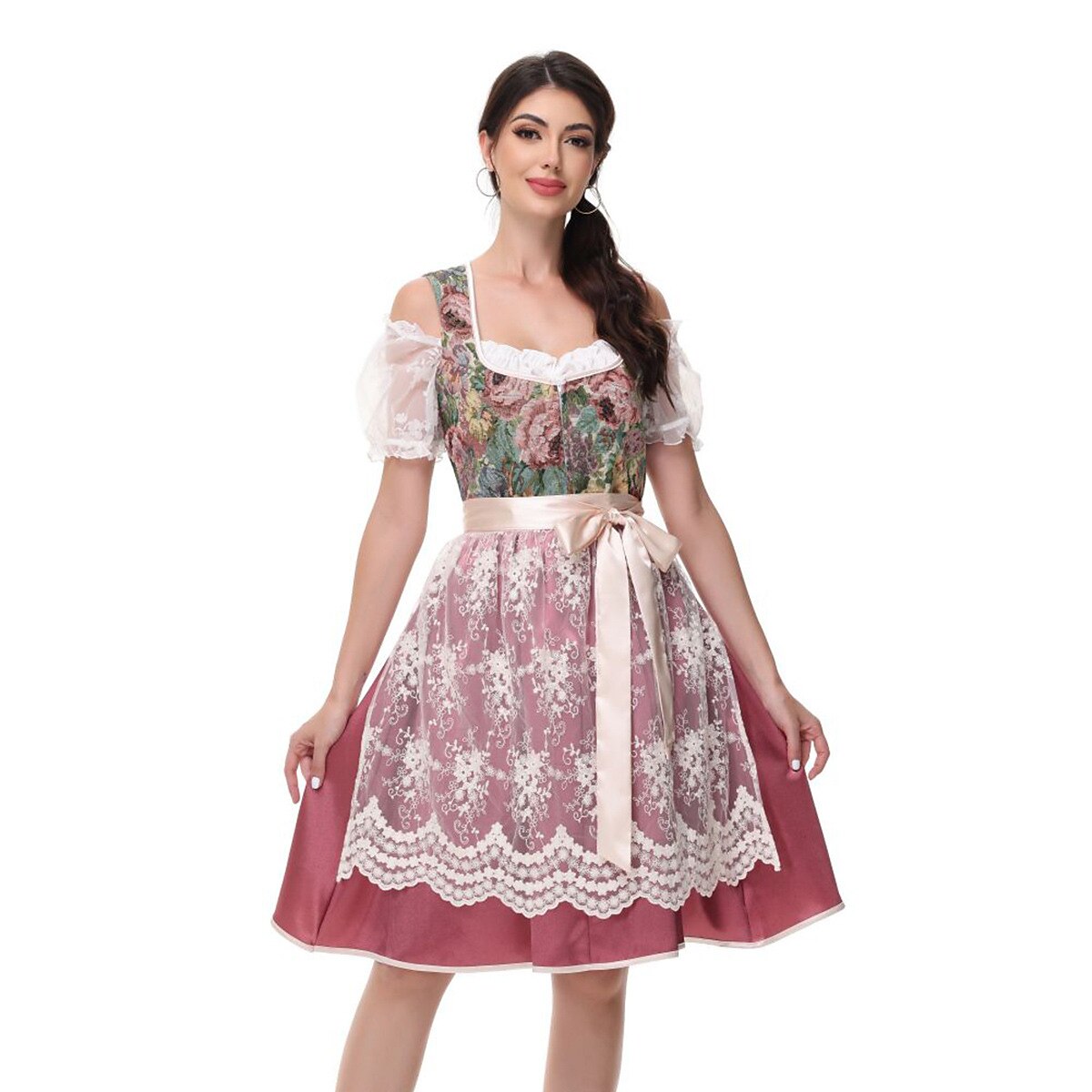 Dirndl Traditionnel Allemand - Élégance et Charme pour Oktoberfest
