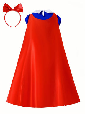 Costume Princesse Neige pour Filles - Robe Maxi Confortable et Enchantée
