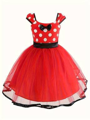 Costume de Souris Lumineux pour Filles - Jupe Brillante et Détail de Nœud