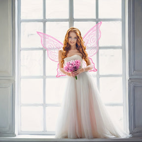 Costume de Fée Magique pour Filles - Ailes, Bâton et Oreilles Inclus