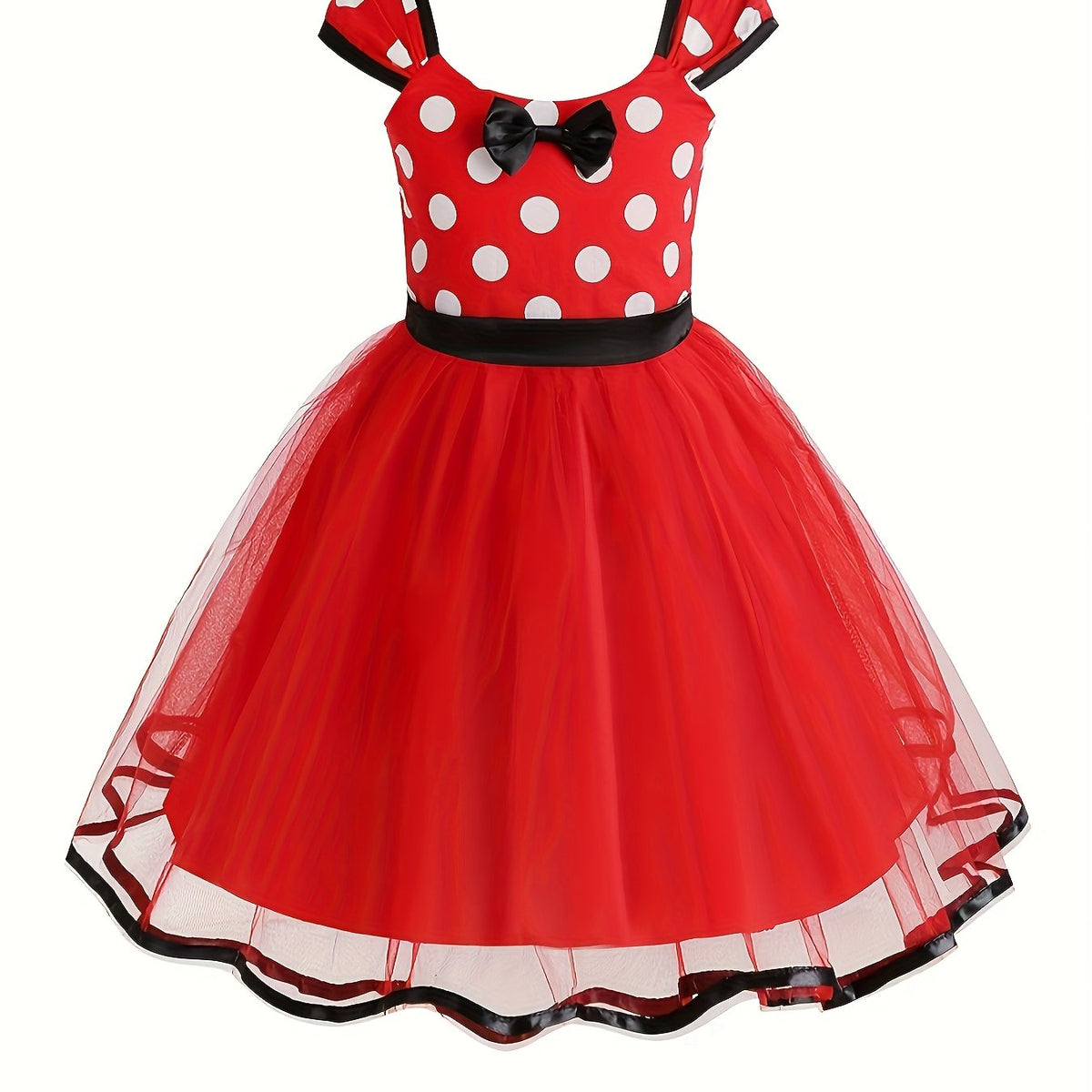 Robe de Souris d'Halloween pour Filles - Jupe en Tulle à Pois Magiques