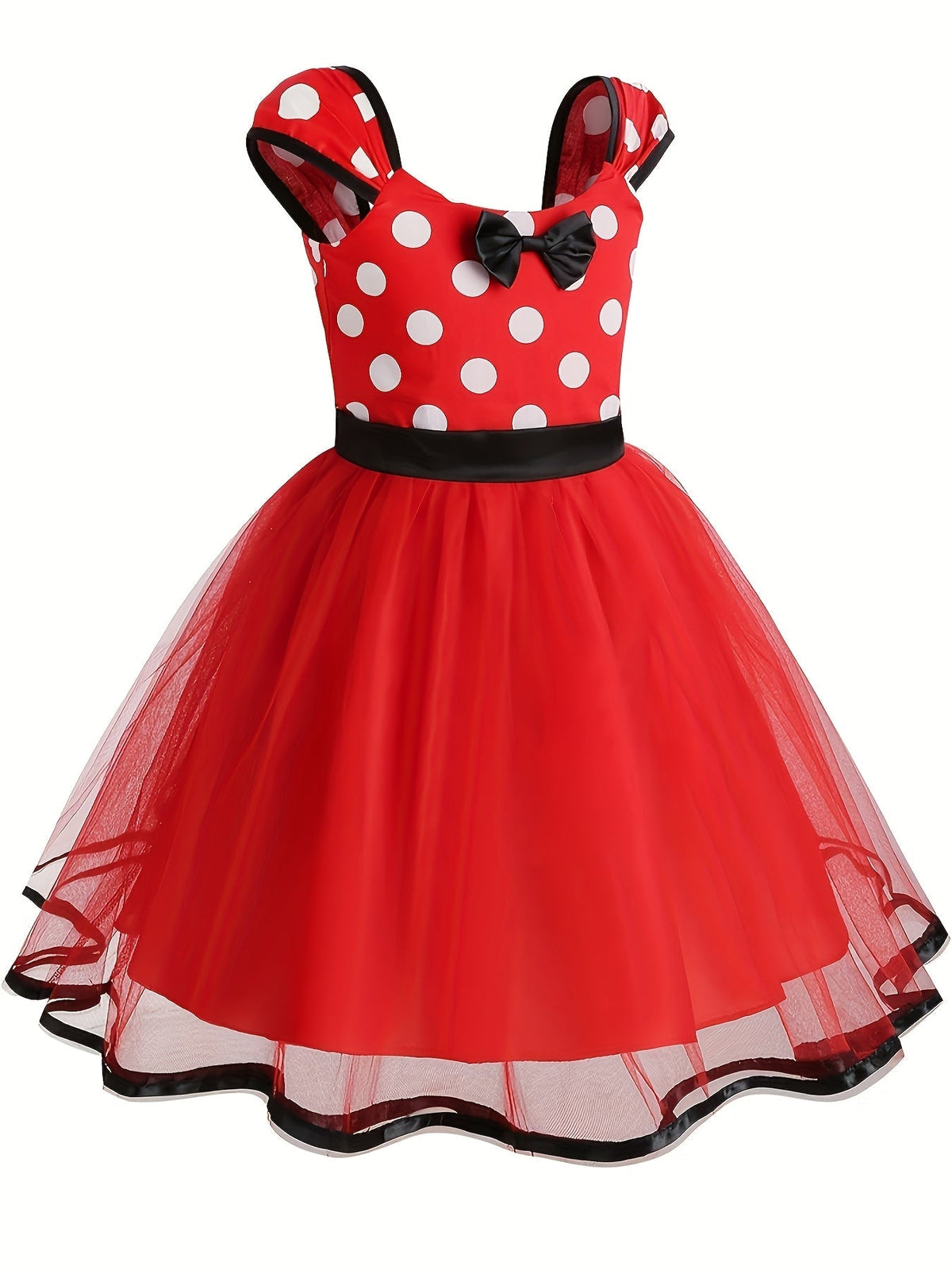 Robe de Souris d'Halloween pour Filles - Jupe en Tulle à Pois Magiques