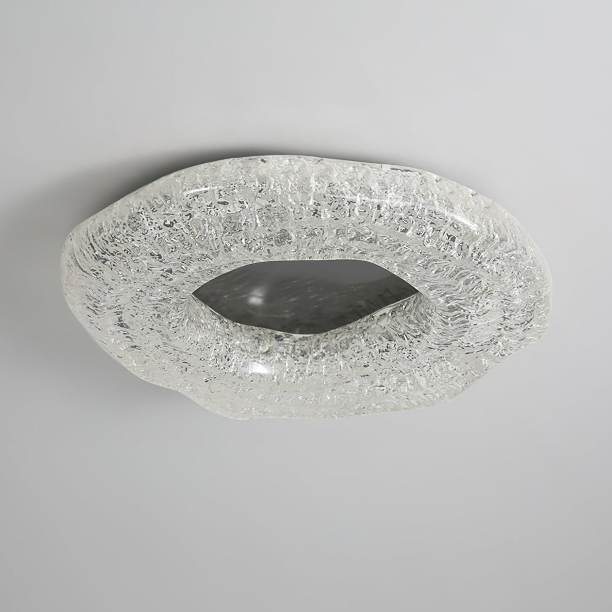 Luminaire de Plafond Sculptural - Éclat Chaleureux et Design Unique