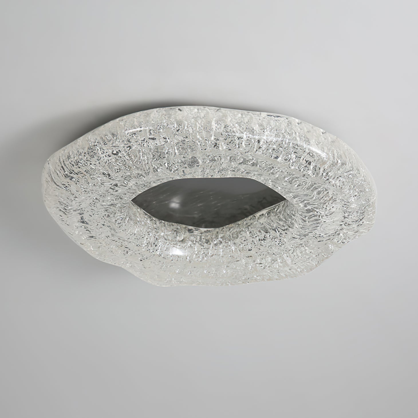 Luminaire de Plafond Sculptural - Éclat Chaleureux et Design Unique