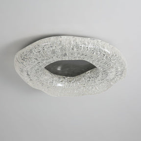 Luminaire de Plafond Sculptural - Éclat Chaleureux et Design Unique